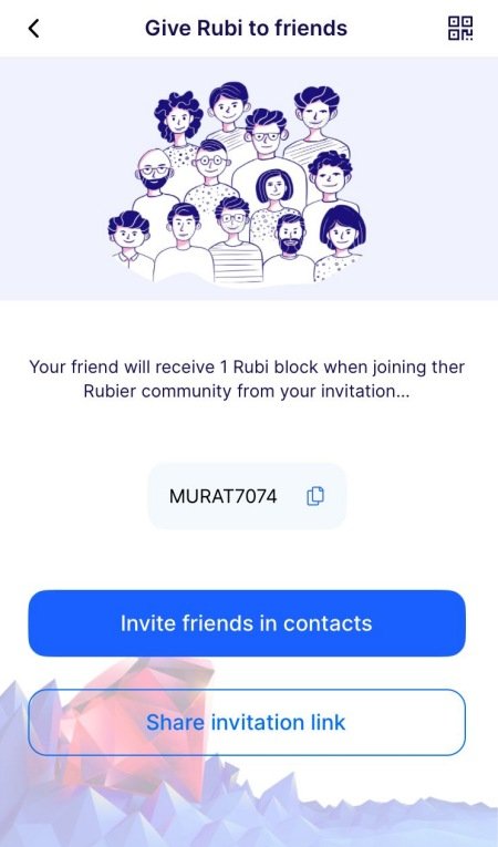 rubi network invitation code image